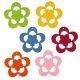 Filcfigura - Virág ötszirmú | 6 darabos csomag