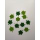 Filcfigura mini levél kétféle zöld