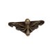 Fém dobozláb, 27 mm x 20 mm bronz színű 1db