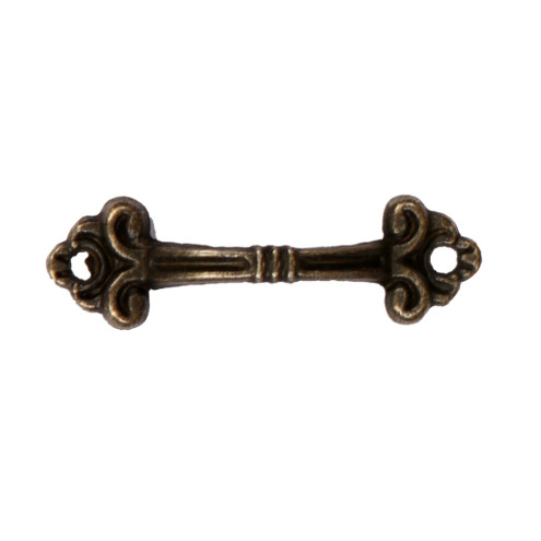 Fém fogantyú, 4,2cm x 1cm bronz színű