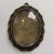 Fém medál lencsével ovális, 30x40 mm  - Üzenőlencsével