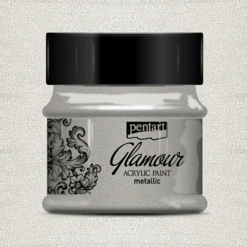Glamour akrilfesték  -  PLATINUM 50ml | Pentart 