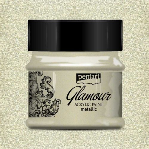 Pentart Glamour akrilfesték 50ml - ANTIKEZÜST