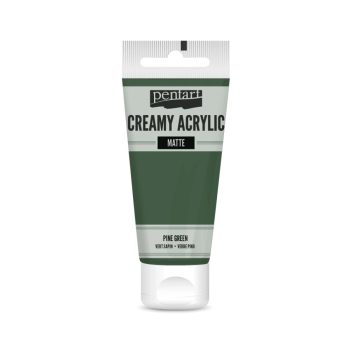 Krémes akrilfesték matt -  FENYŐZÖLD 60ml | Pentart 