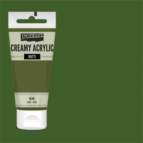 Pentart krémes akrilfesték matt 60 ml - OLIVA