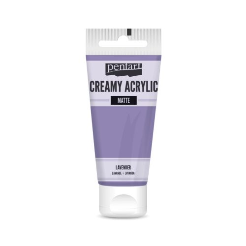 Krémes akrilfesték matt -  LEVENDULA 60ml | Pentart 