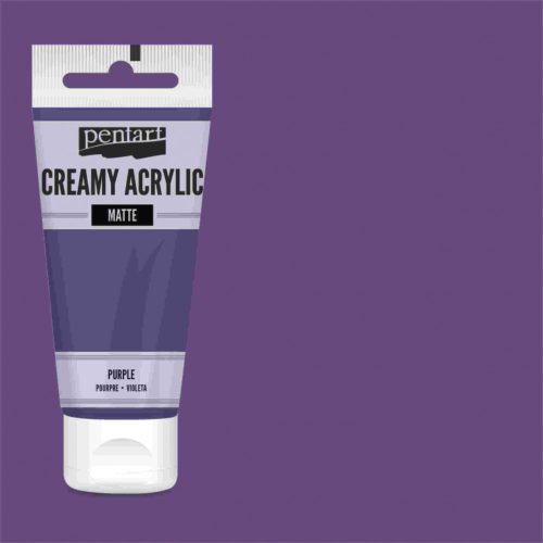 Krémes akrilfesték matt -  LILA 60ml | Pentart 