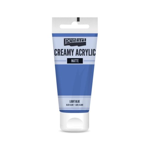 Krémes akrilfesték matt -  VILÁGOSKÉK 60ml | Pentart 