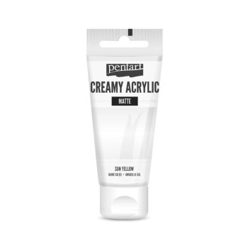 Krémes akrilfesték matt -  FEHÉR 60ml | Pentart 
