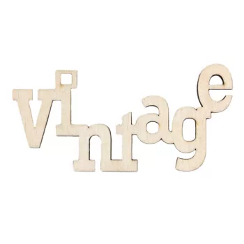 Fafelirat, 10 cm, 3 db/csomag – Vintage