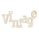 Fafelirat, 10 cm, 3 db/csomag – Vintage