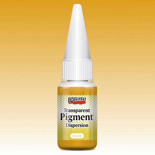Transzparens színező diszperzió / Átlátszó színező 20ml sárga | Pentart 