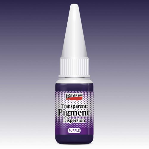 Transzparens színező diszperzió / Átlátszó színező 20ml lila | Pentart 
