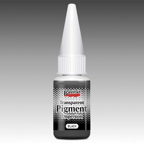 Transzparens színező diszperzió / Átlátszó színező 20ml fekete | Pentart 