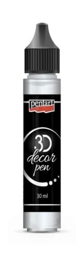 3D dekortoll átlátszó 30 ml kristály