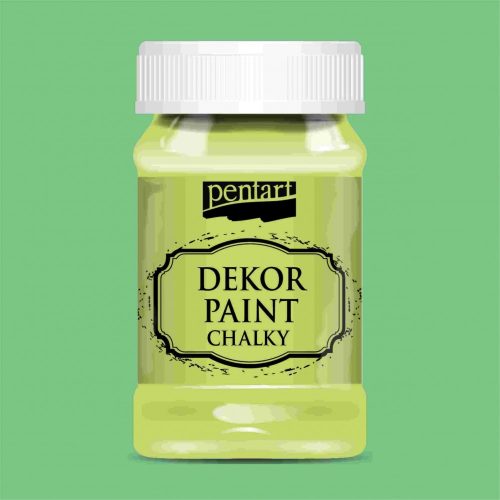 Dekor krétafesték PISZTÁCIA  100ml Pentart