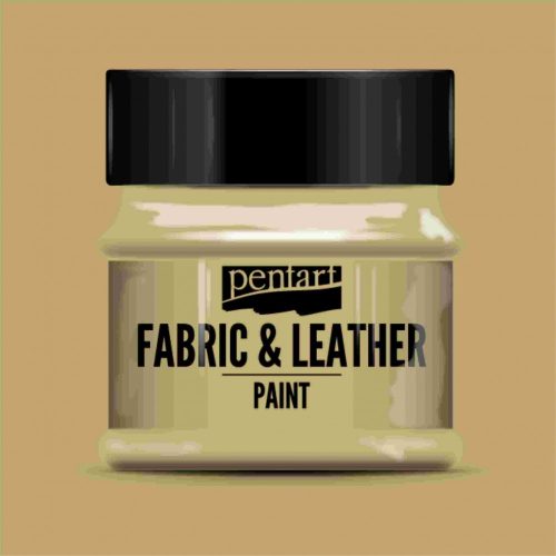 Pentart Textil és bőrfesték 50ml - világosbarna