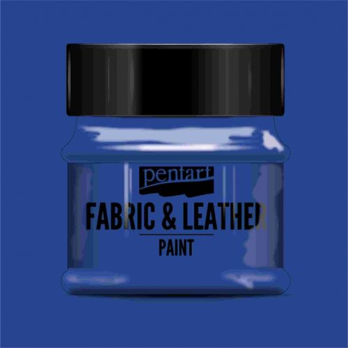 Pentart Textil és bőrfesték 50ml - kék