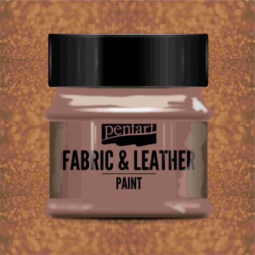 Textil és bőrfesték 50ml - csillogó bronz | Pentart 