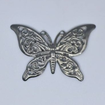 Fém díszítőelem - pillangó 2,7cm x 4cm