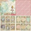 Stamperia mini scrapbook album Alice