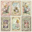 Stamperia mini scrapbook album Alice