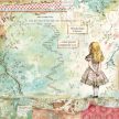 Stamperia mini scrapbook album Alice