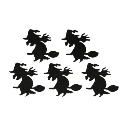 Filcfigura - Boszorkány közepes | 5 darabos csomag