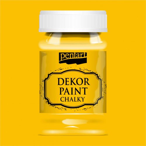Dekor krétafesték NAPSÁRGA 100ml