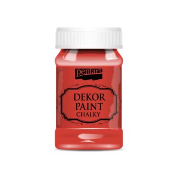 Dekor krétafesték PIROS 100ml