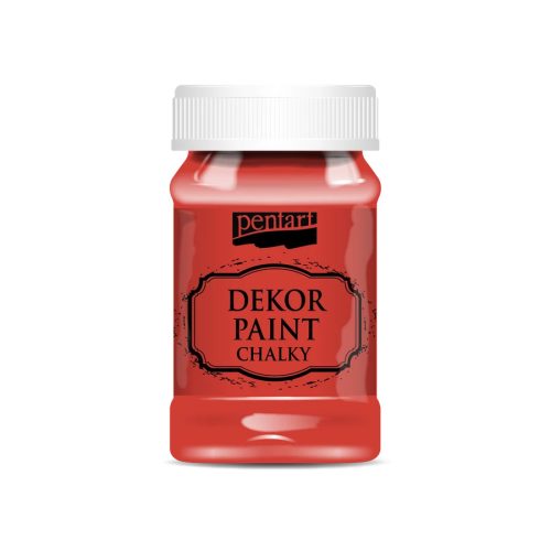 Dekor krétafesték PIROS 100ml
