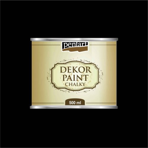 Dekor krétafesték ÉBENFEKETE 500ml