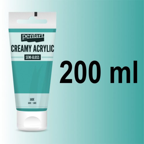 Krémes akrilfesték selyemfényű - JÁDE 200ml