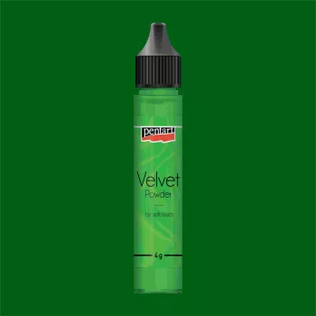 Bársonypor világoszöld min. 4g / 30ml