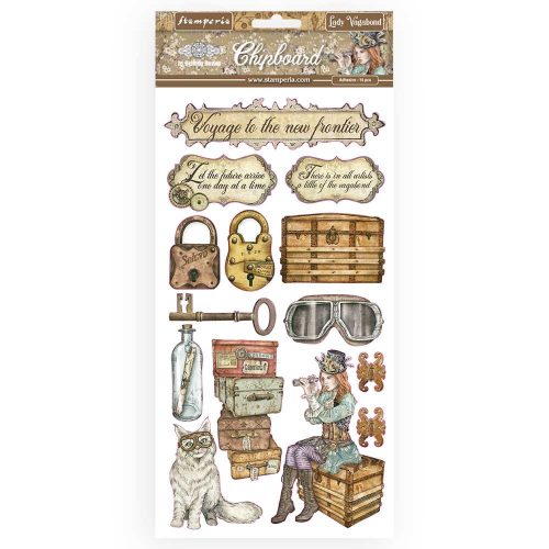 Chipboard - 15x30 cm - Lady Vagabond