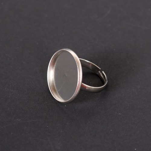 Gyűrű alap, 20 mm rozsdamentes acél