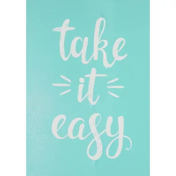Szita-stencil 147 x 210mm - take it easy