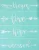 Szita-stencil 215 x 275mm - dream, love, hope, blessed