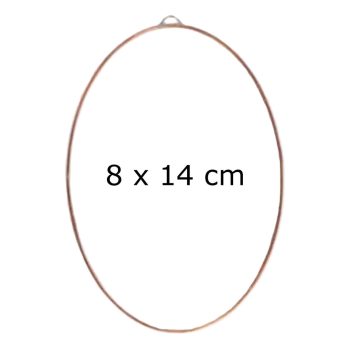 Fóliázott üveg ovális több méretben