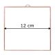 Fóliázott üveg 3mm négyszög 10 cm x 10 cm