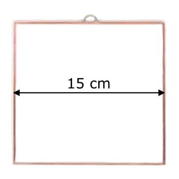 Fóliázott üveg 3mm négyszög 10 cm x 10 cm