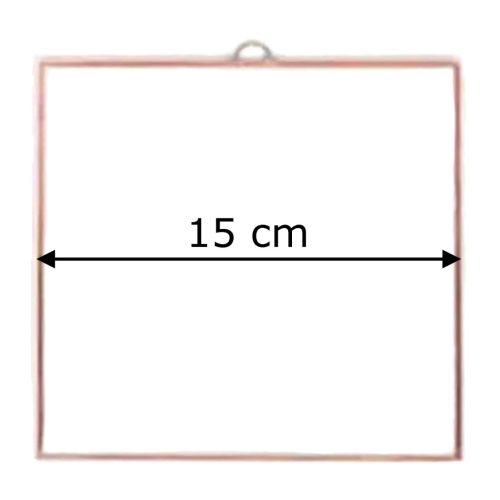 Fóliázott üveg 3mm négyszög 10 cm x 10 cm