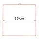 Fóliázott üveg 3mm négyszög 10 cm x 10 cm