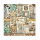 Stamperia scrapbook papír készlet - Szalon 20cm x 20cm
