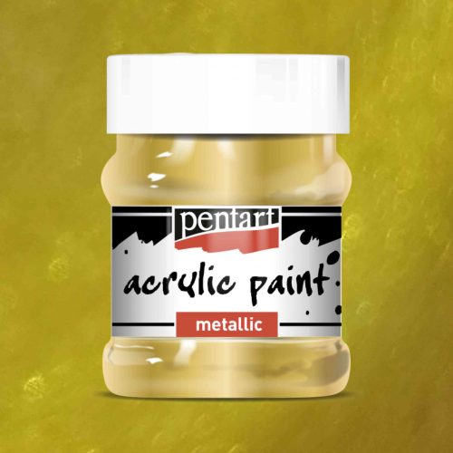 Metál akrilfesték ARANY 230ml | Pentart