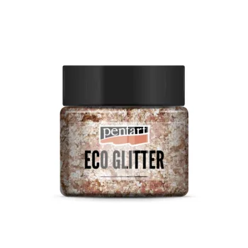 Eco Glitter rózsaarany, durva min. 15 g
