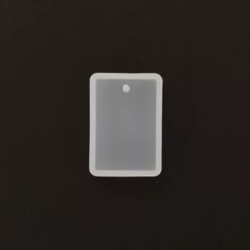 Szilikon öntőforma átlátszó téglalap 2,3 x 3,3 x 0,8cm