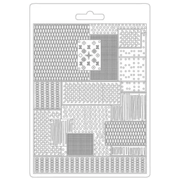   Lágy PVC öntőforma / nyomóforma A/5 - Lady Vagabond életstílus fém minta
