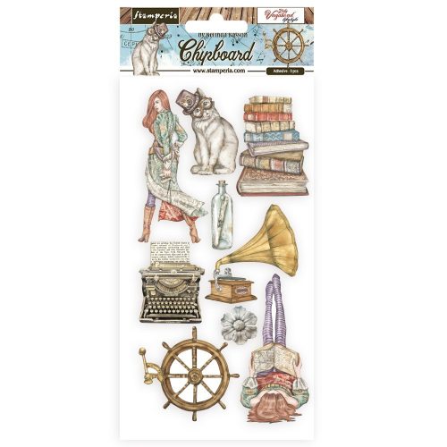 Chipboard cm 15x30 - Lady Vagabond életstílus elemek