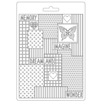 Lágy PVC nyomóforma A5 - DayDream patchwork